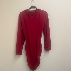 Red Long Sleeve Dress